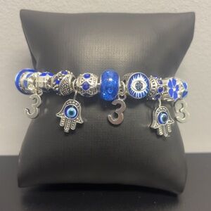 Custom Third Eye Charm Bracelet